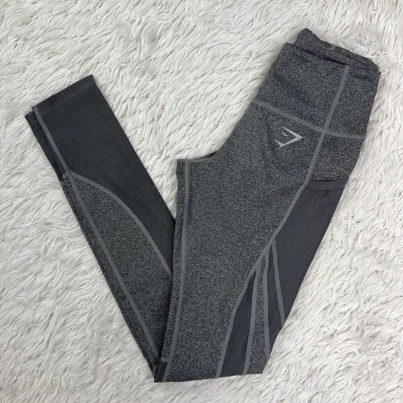 Gymshark Training Leggings Sleek Sculpture Gym Workout Gray Womens Size‎ X-Small - Picture 1 of 11